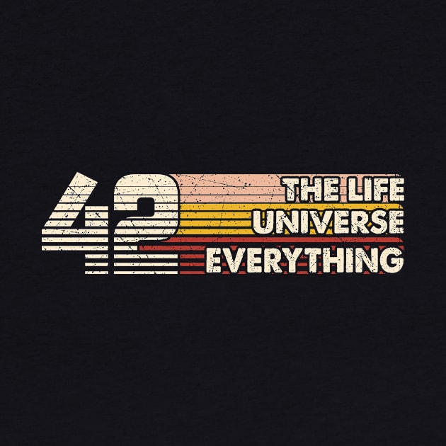 42 the life  universe everything vintage by Dianeursusla Clothes